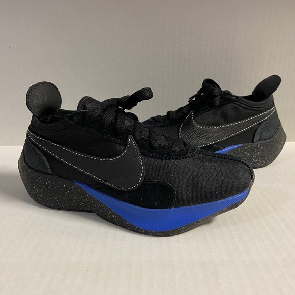 Nike Moon Racer QS Suede Leather Black Racer Blue BV7779-001 Mens 5 Womens 6.5 main image 4